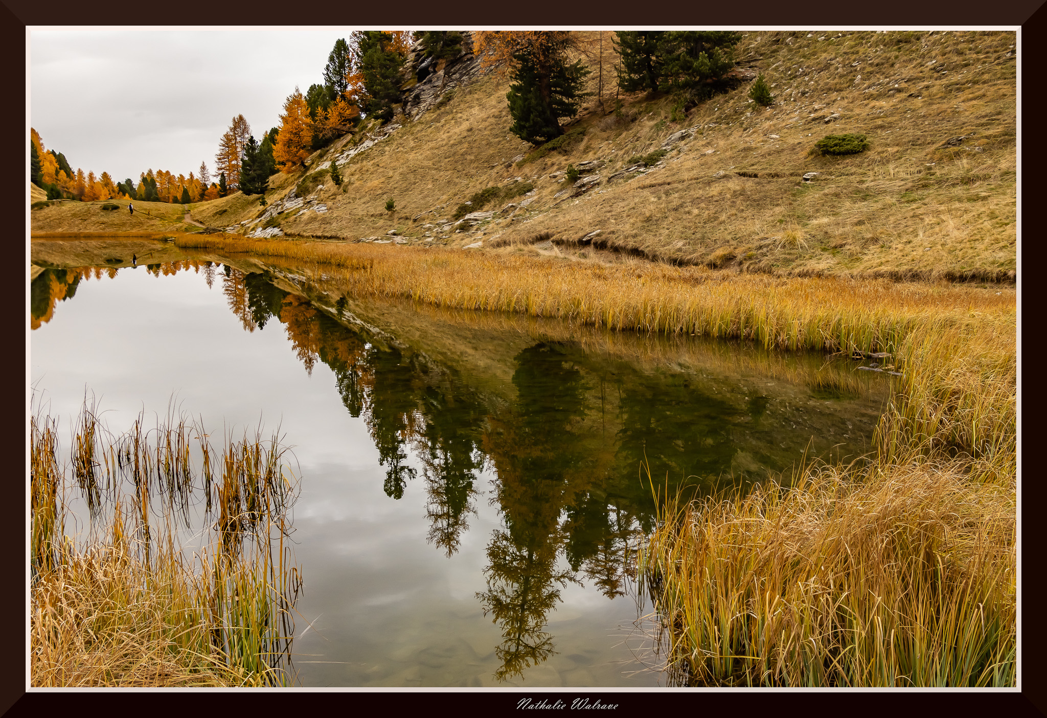 paysage au lac Miroir